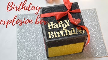 Birthday Explosion box | time-lapse