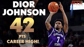 Dior Johnson Goes Hot With 42 Pts Vs Baylor