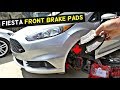 FORD FIESTA FRONT BRAKE PADS REPLACEMENT MK7 ST