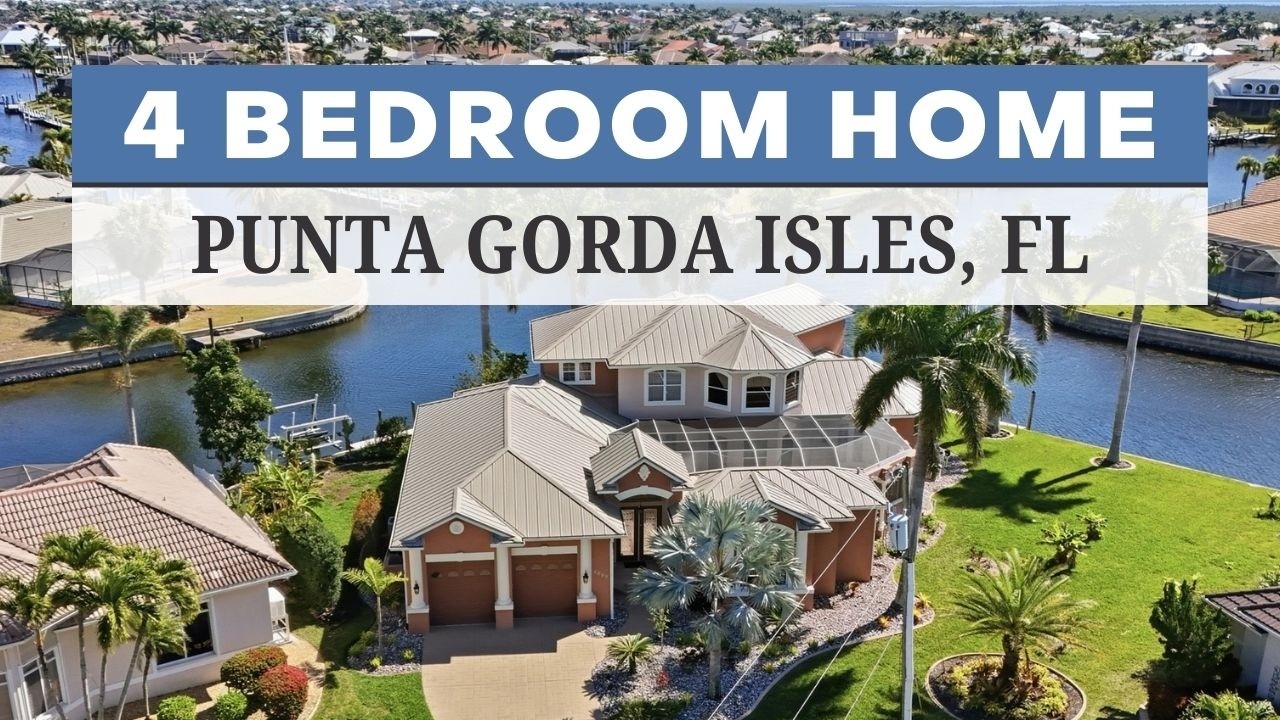 Luxury Waterfront Estate | Courtyard-Style Home | Casita | Oversized Tip Lot | Punta Gorda Isles