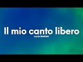 Lucio Battisti Il Mio Canto Libero Testo Lyrics Lucio Battisti Il Mio Canto Libero Testo Lyrics