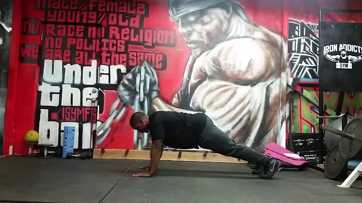 How to do robot push-ups at iron addicts gym with ...