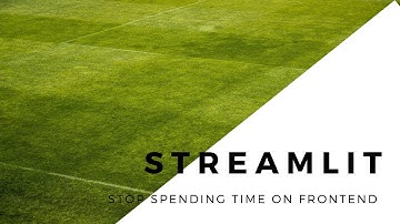 Streamlit (Python)- Teaser