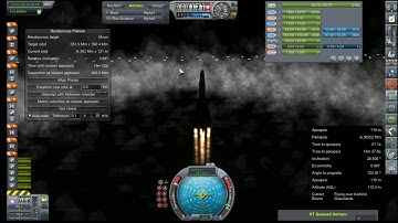 Kerbal Space Program RP-0 #12 Lunar orbit attempt 430643