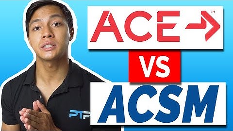 ACE vs ACSM Certification- Which is better in 2023? 🤷‍♂️