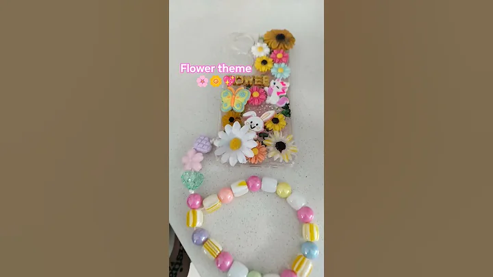 LET'S RESIN FLOWER PHONE CASE AND COLORFUL PHONE CHARM 🌸#arts #flowers #diy #letsresin #resin