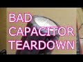 Bad Electrolytic Capacitor Teardown