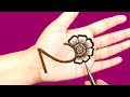 Very easy and simple mehndi trick  easy mehndi design  latest easy henna  easy front hand mehndi