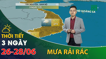 Khu vực Tây Nguyên Nam Bộ, về chiều tối có mưa rải rác| VTC14