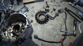 Desarmar stator virago 535 , casi sin cortes 