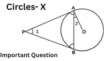 Important question of Circles class X | PA & PB are Tangents ,Show that Angle APB = 2 Angle OAB 