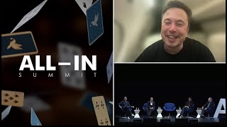 AllIn Summit: Elon Musk on Ukraine, X, the creator economy, China, AI, & more