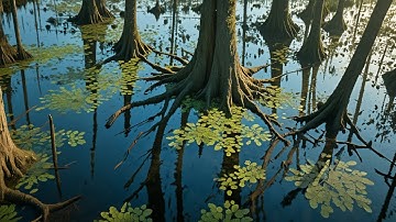 Fractal Zoom 10 - Fractals in Nature  (AI music video, instrumental)