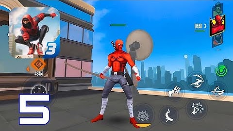 Spider Fighter 3: Action Game - Gameplay Walkthrough Part 5 (Android ios)