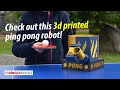 Ping pong table tennis robot  known from make diy magazin