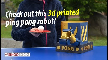 PING PONG table tennis robot - Known from MAKE DIY Magazin