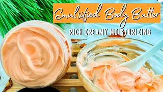 Cashmere glow emulsifying body butter for dry skin – Fatyncrafts