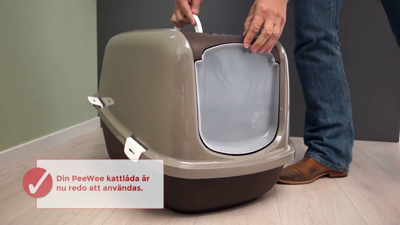 Pee Wee Cat Litter System PeeWeeClub Sortiment - Gör så här - YouTube