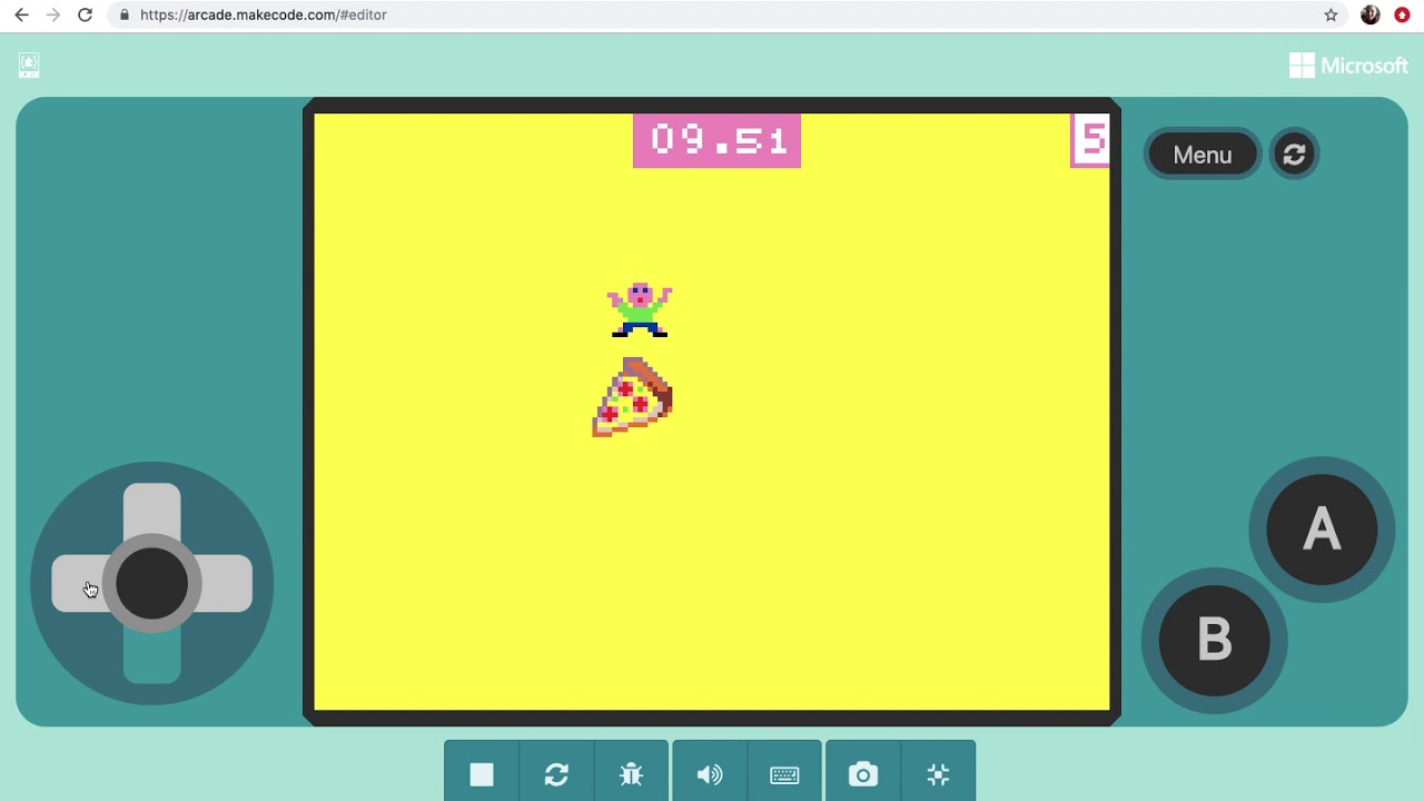 Chase the Pizza game - YouTube