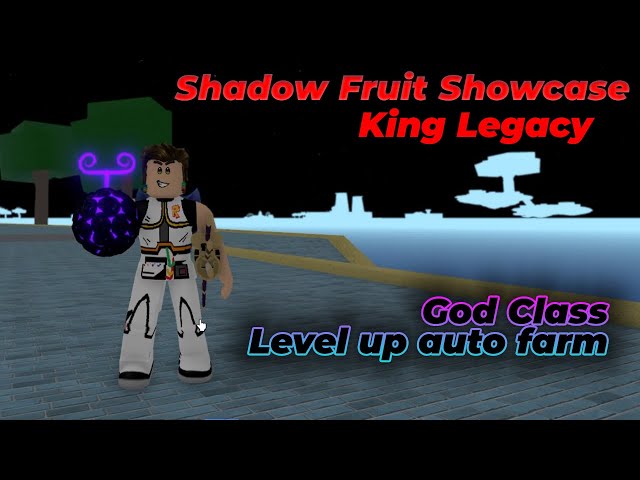 Kage Kage no mi  Shadow Fruit King Legacy showcase - Trái điều khiển bóng  Siêu cấp Farm Level up 