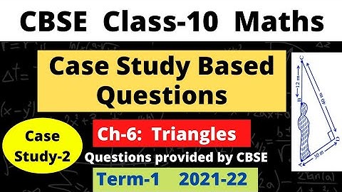 Case Study 2 | Chapter 6 Triangles | Rohan wants to measure the distance of a pond during | Class 10