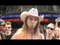 Naked Cowboy sues rival Naked Cowgirl