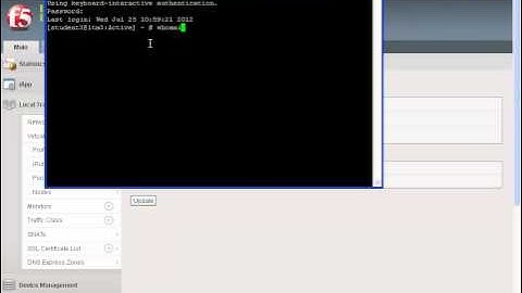 F5 BIG-IP Remote Admin Authentication