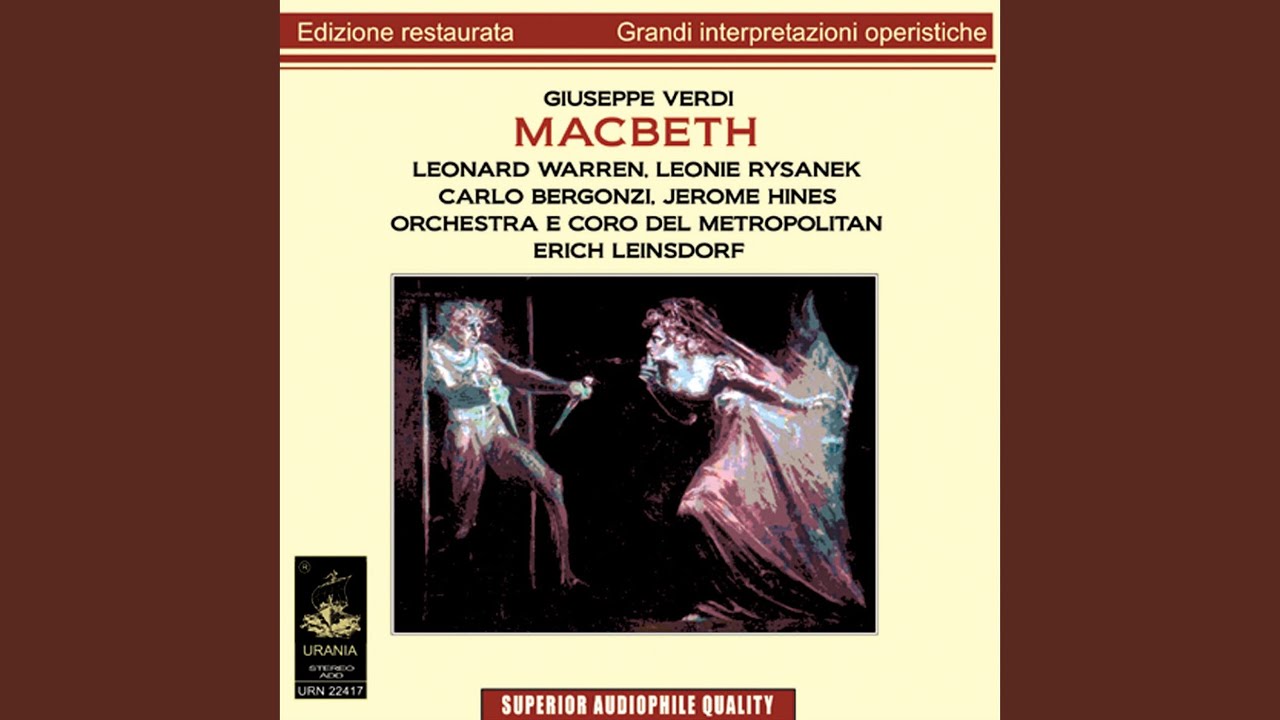 Mira Macbeth, Act IV: Dove siam? Che bosco è quello? en YouTube Mira Macbeth, Act IV: Dove siam? Che bosco è quello? en YouTube