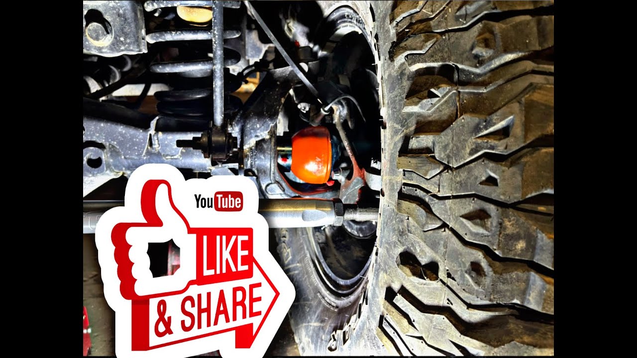 Instalacion de heavy duty teraflex ball joints y RCV axle shaft YouTube