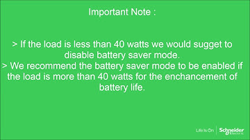How to Disable Battery Saver Mode for APC  BX600C-IN  and BX1100C-IN by estorewale