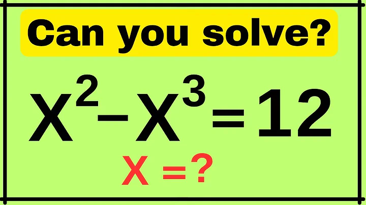 Japanese | A Very Nice Algebra Exponential Simplification Problem | Math Olympiad| x² – x³ = 12