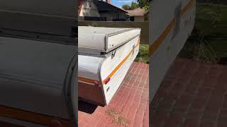 Converting a pop up camper to food trailer pt1  #vlog #shorts #entertainment #challenge