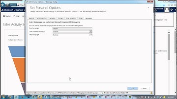 Change Display and Help Language in CRM 2013
