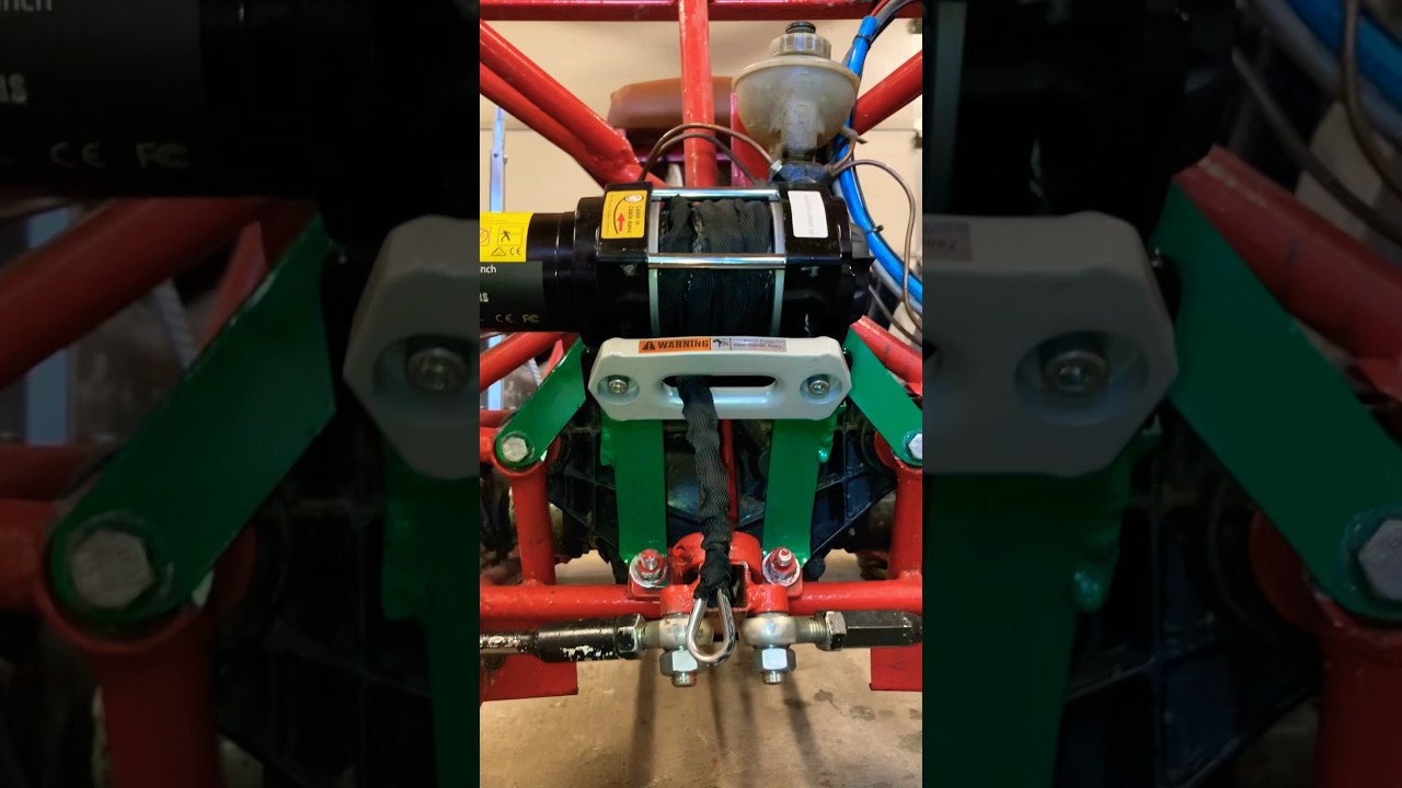 Diy winch adapter for homemade UTV. 