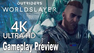 Outriders Worldslayer - Gameplay Preview [4K]