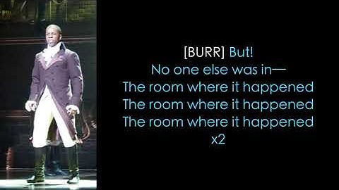 Thumbnail of 28. Hamilton Lyrics - The Room where it happens