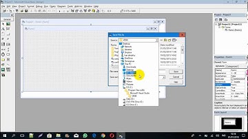 Membuka, menyimpan form dan project serta menutup aplikasi visual basic