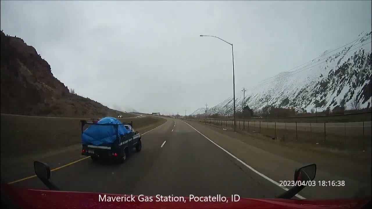 Scenic view of south east Idaho in early Spring. I15 S from Pocatello