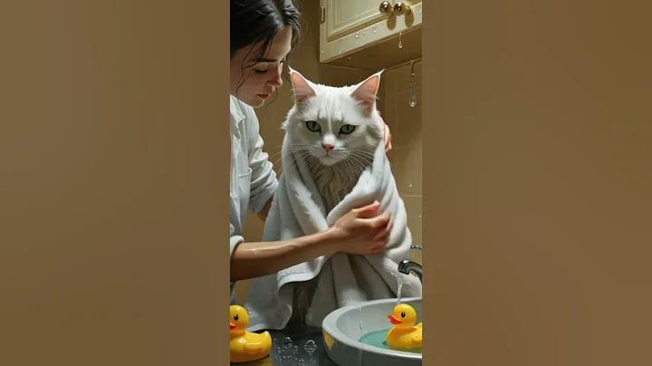 WOMAN'S Kind Heart Saves Poor Cats!  #shorts #animals