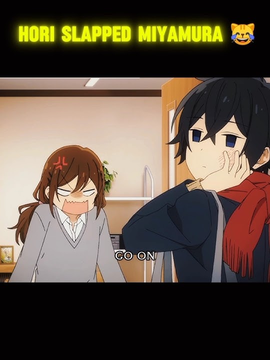 Hori Slapped Miyamura 😹 || Horimiya || #horimiya #anime #shorts