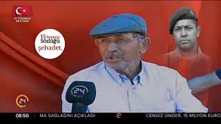 Şehit Ömer Halisdemir'in babası: Ne mutlu ben böyle bir evlat yetiştirdim