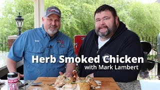 Herb Smoked Chicken | Smoked Whole Chicken Recipe on Red Box Smoker