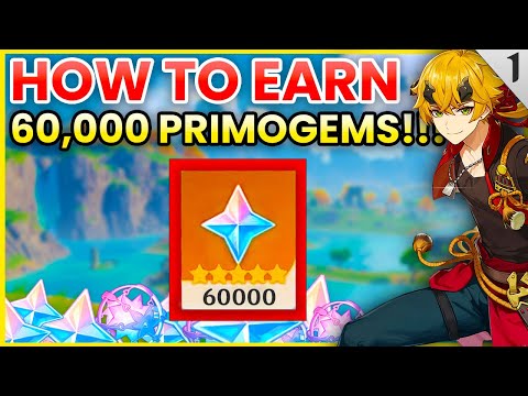 How To Earn 60,000 Primogems A MONTH!!! | Genshin Impact