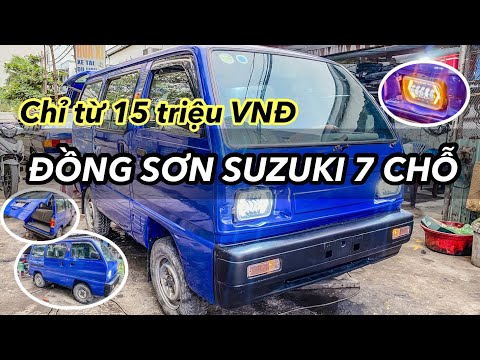 Video [TỐN 15 TRIỆU] Làm Đồng - Sơn - Điện Xe Suzuki VAN 7... - youtube