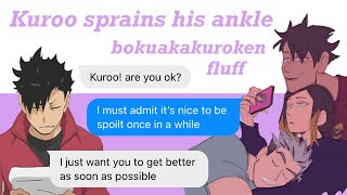 Kuroo sprains his ankle | bokuakakuroken timeskip