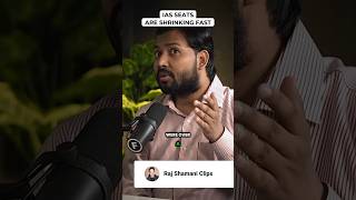 IAS Seats Are Shrinking Fast #motivation #hardworkworks #podcast #khansirmotivation #rajshamani