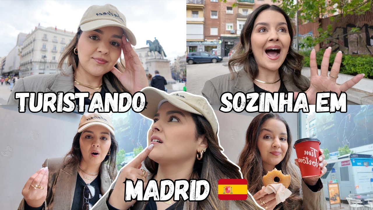PRIMEIRO DIA TURISTANDO SOZINHA EM MADRID | Carolina Ferreira