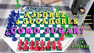 Te enseñamos cómo jugar Ajedrez 4 jugadores, es BRUTAL! | Reglas ajedrez 4 jugadores screenshot 5