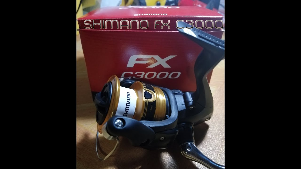 SHIMANO FX C3000 REEL: UNBOXING 