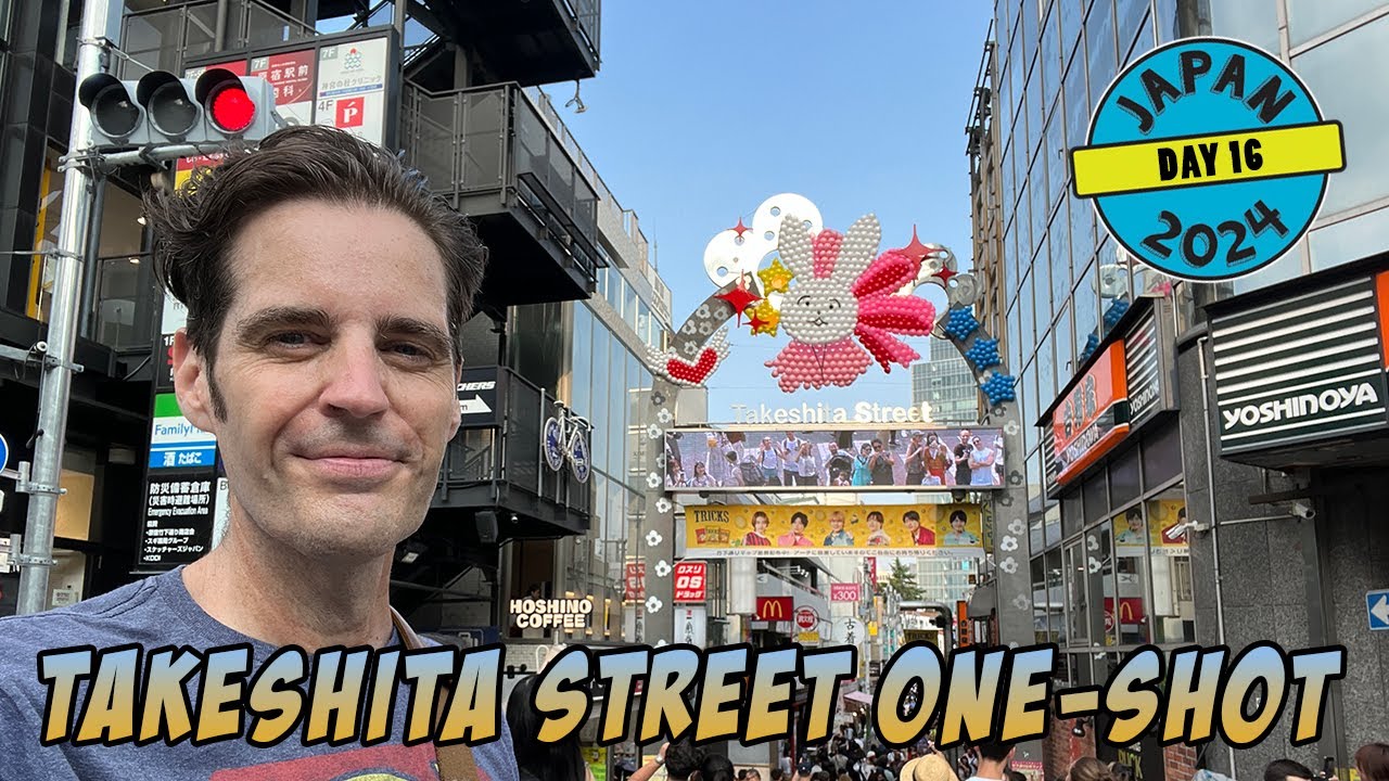 Harajuku / Takeshita Street Walk Along - One Single Shot - Day 16 - YouTube